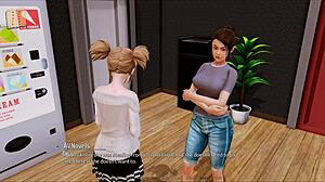 See how it is like to have sex with animated characters in a cartoon-style hotel