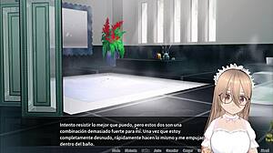 וואו! אורגיה של גברים מתפוצצת בטירת משרתות הבנים בשחק 03!