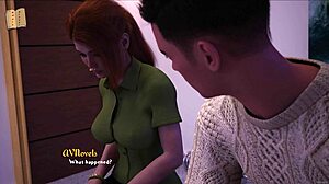 Being a Dik 301 Shows Curvy Boobs in Outfit