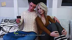 Being a Dik 301 Shows Curvy Boobs in Outfit