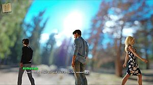 Big tits scene in Welcome to Free Will 1