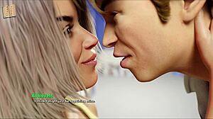 Big tits scene in Welcome to Free Will 1