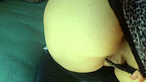 An average ass in a real amateur couple