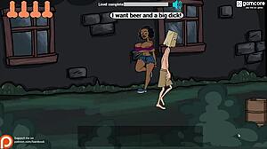 Play as Fuckerman in this hentai game by Bambook