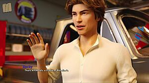 In this 3D anime game, players navigate free will choices amidst vibrant scenes and character interactions.