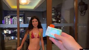 เจอสาวสวยสระน้ำที่ทำให้ฉันเสร็จเร็วเซ็กส์! แคตตี้ เวสต์ไม่จริง 😍