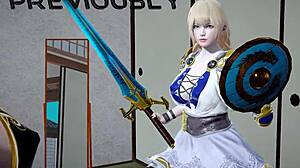 2-b dance and get fucked in the shower, emotions running high in fantasy manga.