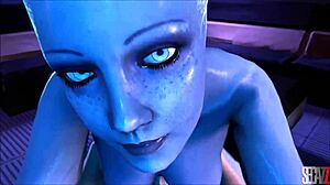Hentai video featuring Liara from Mass and Overwatch