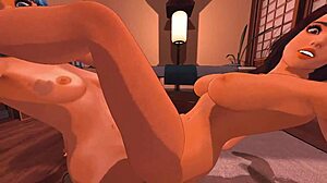 is this shy futa ready for hentai massage creampie action?