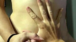 Debora Prado, busty teen, sucks deep before riding hard POV