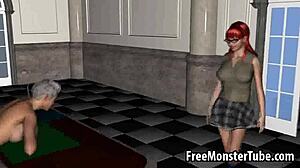 Two Cartoon Babes Fucked By Bond