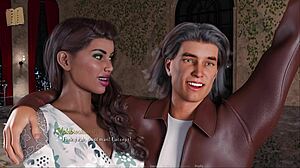 3D animated porn game with commented gameplay and anime visual novel features