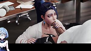 Kaisacademy Hentai Babe in Cute Outfit Gets Big Tits Creampied in 3D