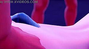 젠장! 제인이 3D 카툰 스타일로 완전히 벗은 거 봐!