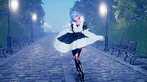 痴迷可爱动漫女孩跳舞后被猛干第二部