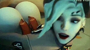 Overwatch PMV hotter than hell with big tits in 3D!