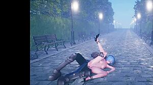 I’m obsessed with this cute anime girl dancing before getting pounded in part 2