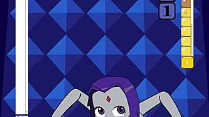 i watch raven getting her pussy and ass fucked in teen titans anime hentai