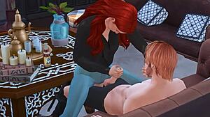 3D animated naughty MILF fun