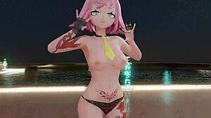 Aespa's sexy strip show in 3D