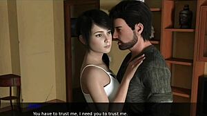 pine falls 40 with big tits and tits in 3d game