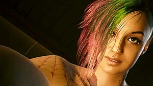 judy alvarez in joytoy scene 2 from cyberpunk 2077 feels so real