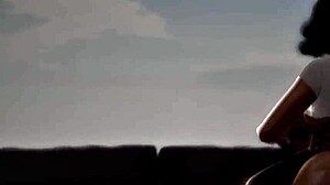 Ebony in Second Life Takes Rough Monster Cock Ride