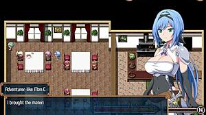 the adventurer falls into a cave trap in nightmare knight part 2