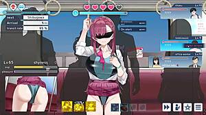Lina JK in blindfold hentai