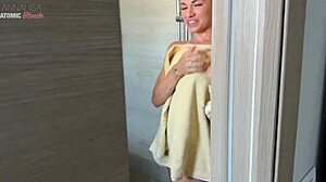 Neighbor gets deepthroat for spying