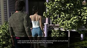 Big tits bouncing in 3D anime game Pine Falls 16