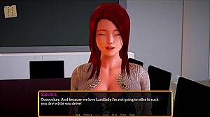 My New Family 519 unfolds with a redhead’s big tits stealing the anime spotlight