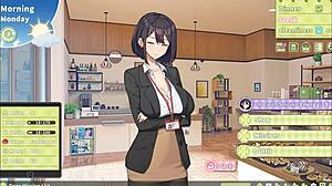 Pink panties aside for rough cowgirl hentai fuck