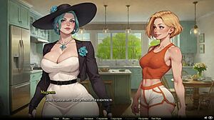 Animated porn with big boobs and cock