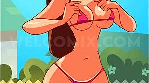 Naughty Home Animation Suntan Sex Moments
