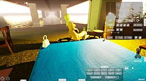 Hey, check Gal & Shota riding wild in HentaiGame