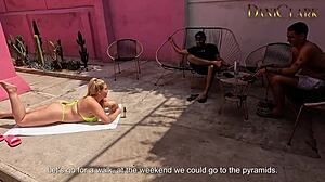 Double Penetration with Mexican Friend Ends Messy