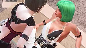 3D animated porn with Rwby