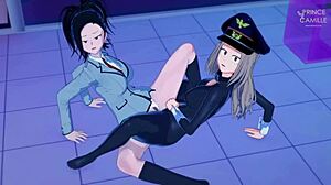 yo, watch yao momo and camie utsushimi bang in hero costumes!