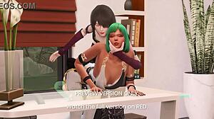 3D animated porn with Rwby
