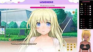 Vtuber Lewdneko gets naughty outdoors in Love Cubed part 10