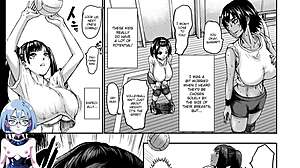 Academy for huge breasts features asian japanese girls with big tits and boobs in manga hentai anime game