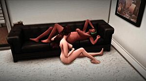 Evelyn from blissful simmers hooks up with photographer. They bang hard in studio office.