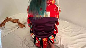 Asian Girl Moaning Loud in Japanese Cosplay Creampie Scene