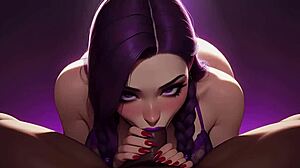 Cute Stepsister Sucks BBC in Secret! Man, What a Wild Outfit!