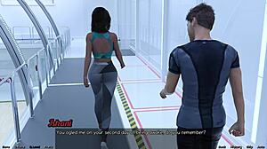 Sexy Indian MILF in space game