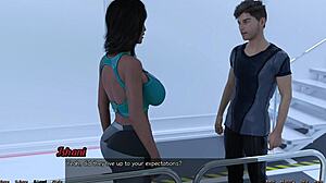 Sexy Indian MILF in space game