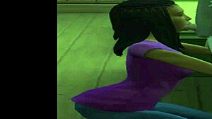 chocolate girl deepthroating social studies teacher in classroom after school, feels unreal