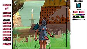 Daggan Pink Hentai Game Ep 1 OUTDOOR FUTANARI ORGY