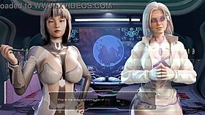 3D animated Blowjob Sextellar Game Part 1